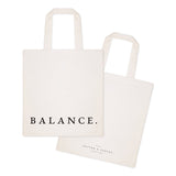 Balance Gym Cotton Canvas Tote Bag