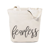 Fearless Gym Cotton Canvas Tote Bag