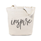 Inspire Gym Cotton Canvas Tote Bag
