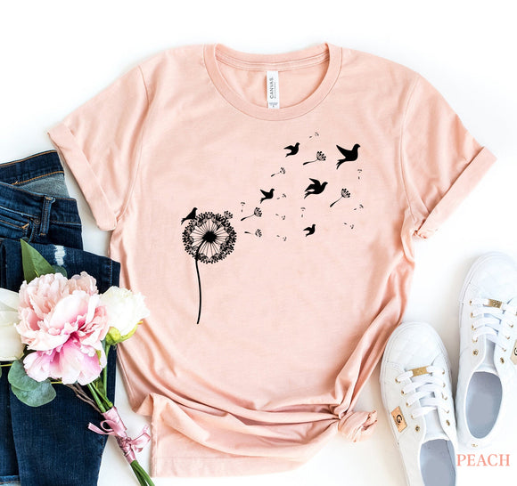 Dandelion Birds T-shirt