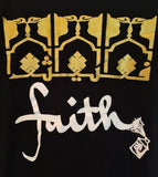Black Graphic "Faith" Tee