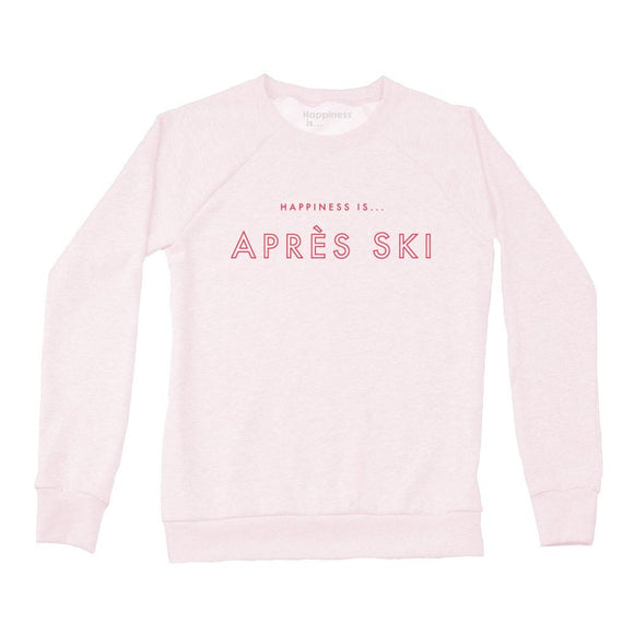 Women's Apres Crew Sweatshirt, Ballet Pink