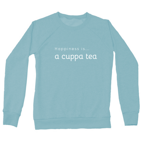 Women's Cuppa Tea Crew Sweatshirt, Teal