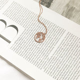 Rose Gold- 'MY WORLD' Necklace